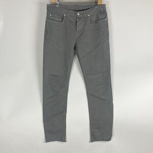 ZADIG & VOLTAIRE David Crop Frayed Jeans Grey Gris- Size 31